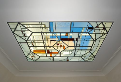Modern art glas pour une ancienne maison de maître