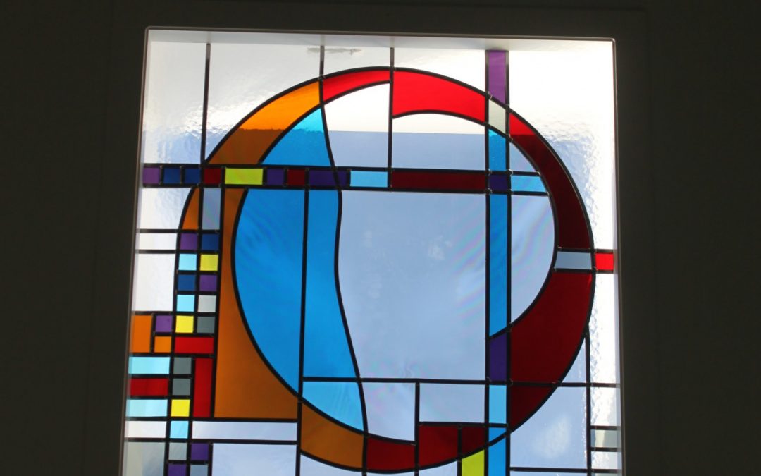 Modern stained glass in Kampen